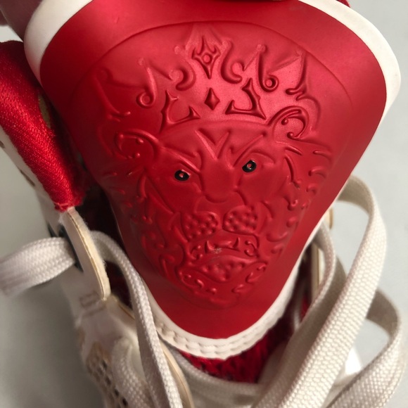 Nike Air Max Lebron PS (VIII) basketball sneakers white red - Picture 7 of 8